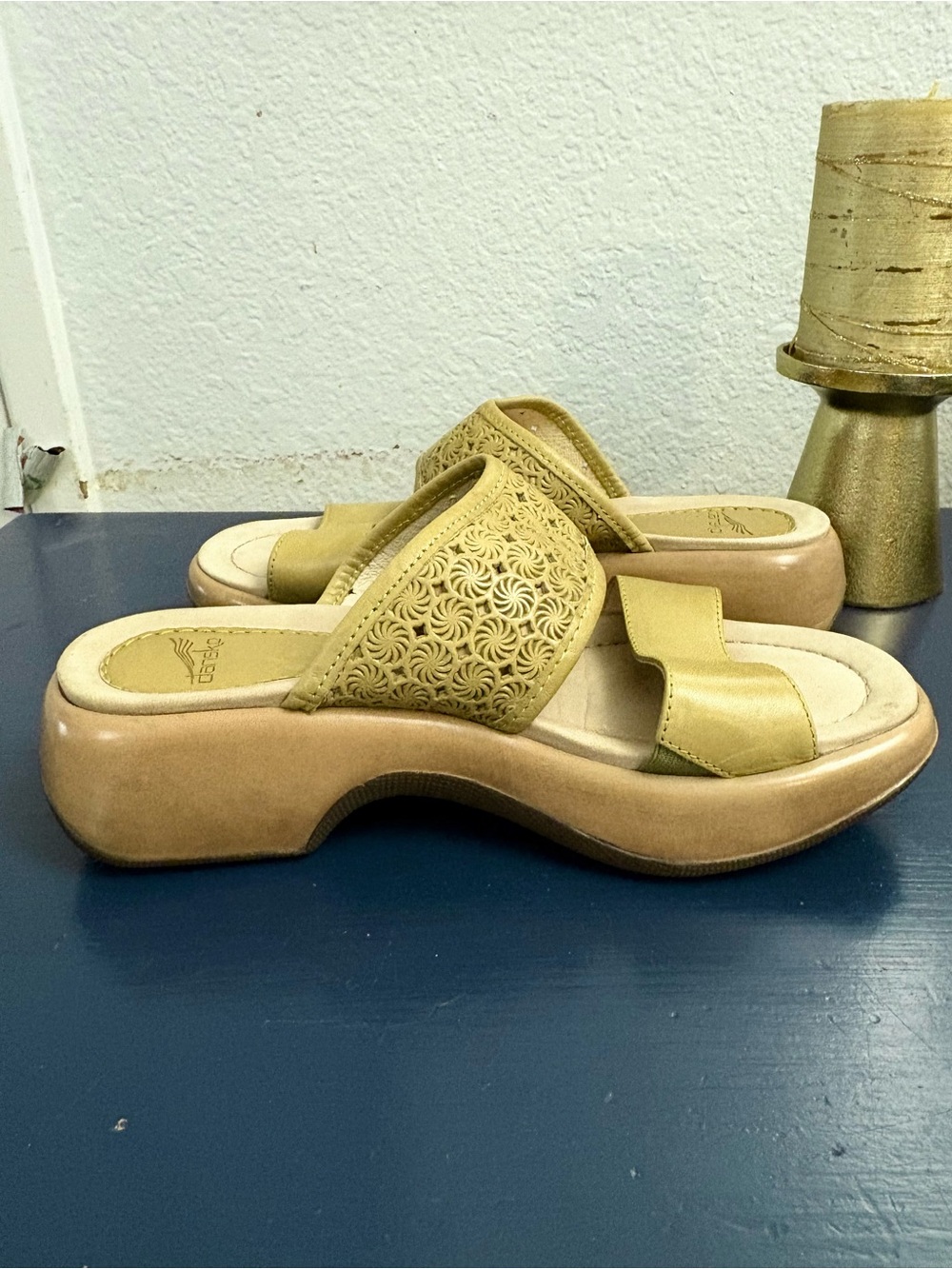 Dansko Women's Leather Slide Clogs Size 37 US 7
